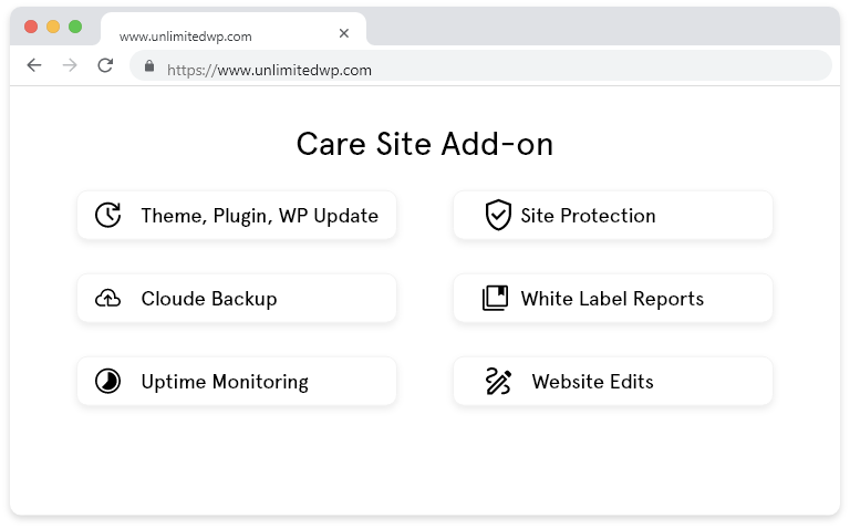 WordPress Care Plans