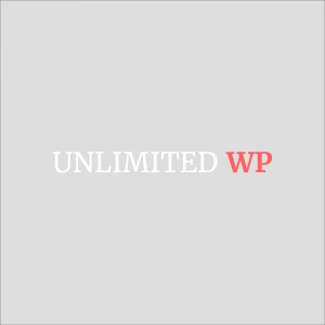 UnlimitedWP Red and White Logo