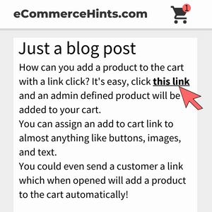 woocommerce add product to cart link