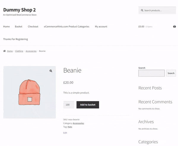 WooCommerce Banner showing when cart total reaches certain threshold amount