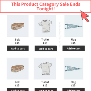 woocommerce category specific banner
