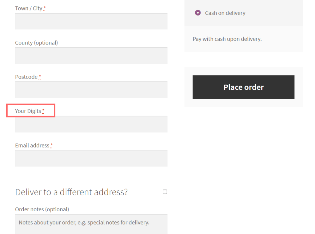WooCommerce Change Checkout Field Labels