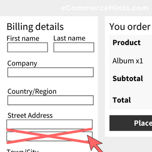 WooCOmmerce Checkout Remove Address Line 2 Field