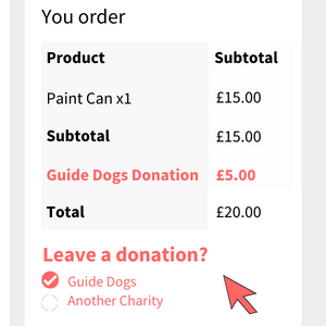 woocommerce choose charity for fixed donation on checkout