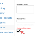WooCommerce custom checkbox field