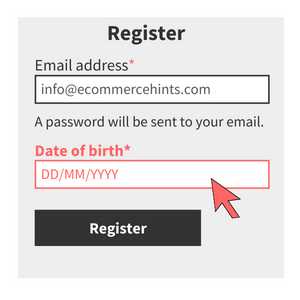 woocommerce custom date field on registration form