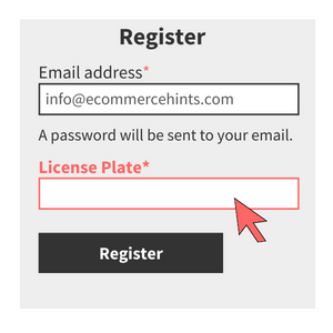 woocommerce custom text field on registration form