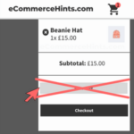 WooCommerce Remove View Cart Button From Mini Cart