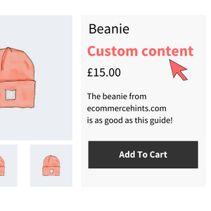 woocommerce show custom content between title and price