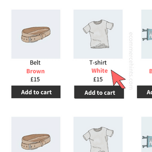 woocommerce show product attribute on product archive loop items