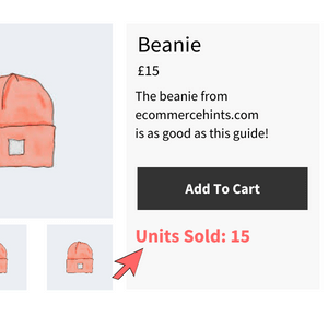 woocommerce show units sold on product page