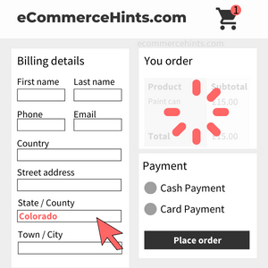 woocommerce update checkout totals on billing state county change