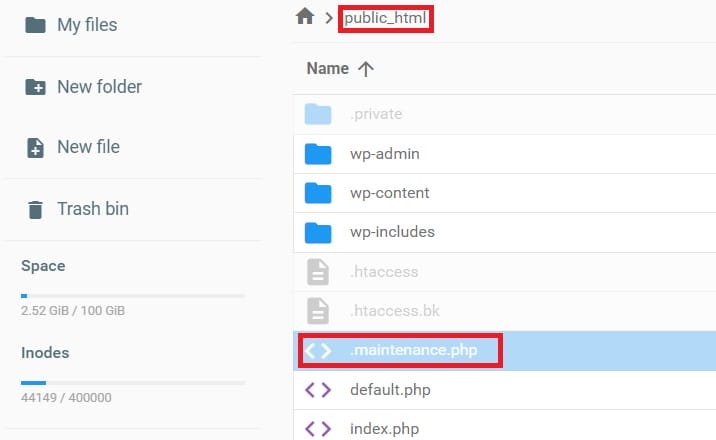 wp-maintenance-public-html